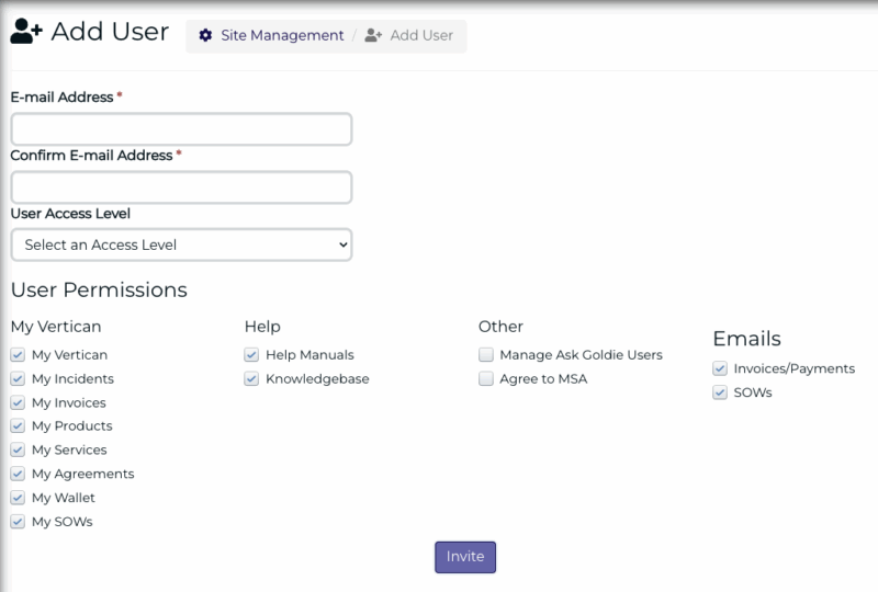 User Permissions